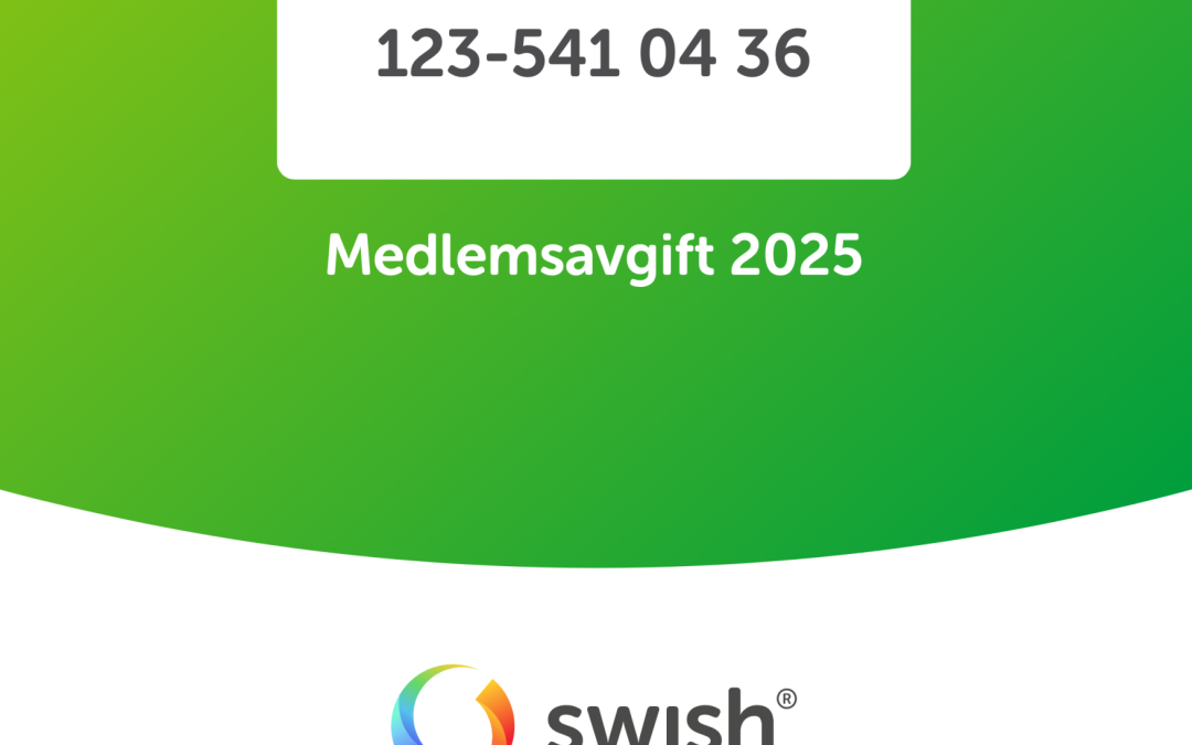 Dags att betala medlemsavgiften