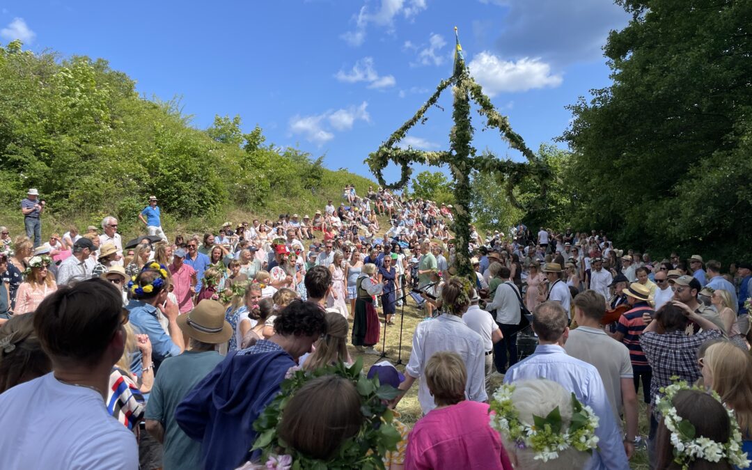 Härligt midsommarfirande